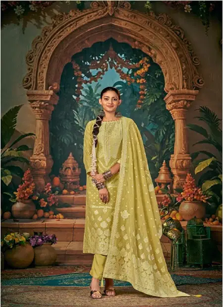 Banarasi Adha Vol 7 By Radhika Azara Cotton Jacquard Dress Material Wholesale Online